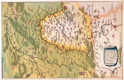 Picardy, Nord-Pas de Calais, France by Abraham Ortelius