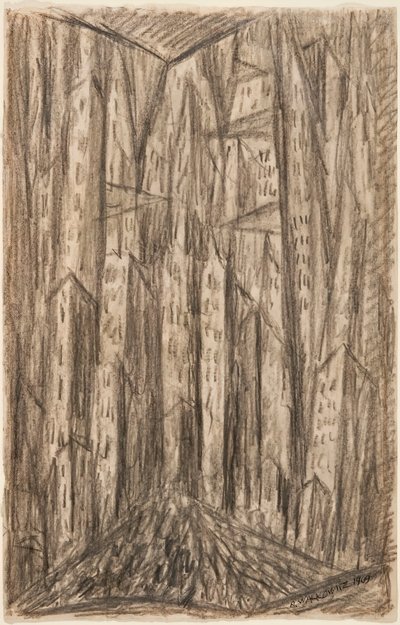 The City, 1909 by Abraham Walkowitz