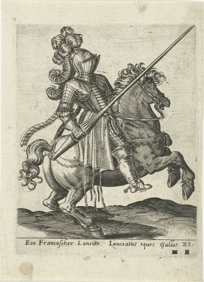 French Lancer by Abraham de Bruyn (attributed to)
