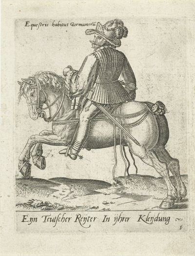 German Rider by Abraham de Bruyn