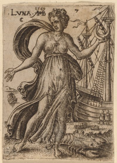 Moon by Abraham de Bruyn
