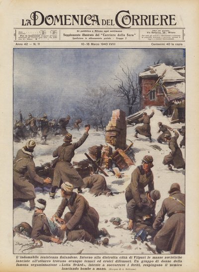 The Indomitable Finnish Resistance by Achille Beltrame