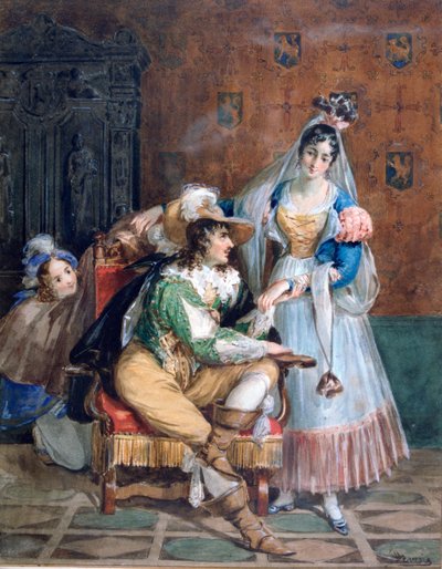 Gallent by Achille Devéria