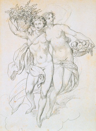 Psyche and Cupid by Achille Devéria