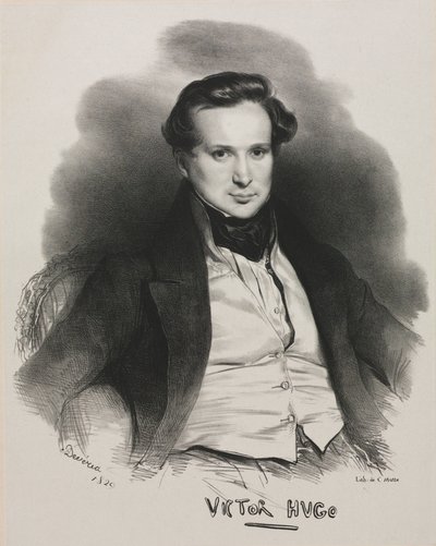 Victor Hugo by Achille Devéria