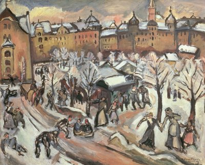 Snow in Munich by Achille Emile Othon Friesz