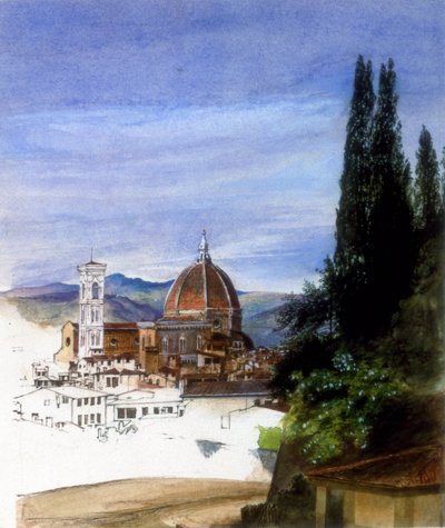 Florence from Boboli Gardens by Ada Dundas