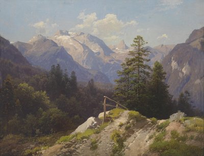 Prof. Waagen Die Tauern von Berchtesgaden Aus by Adalbert Waagen