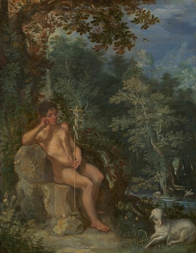 Saint John the Baptist in the Wilderness by Adam Elsheimer