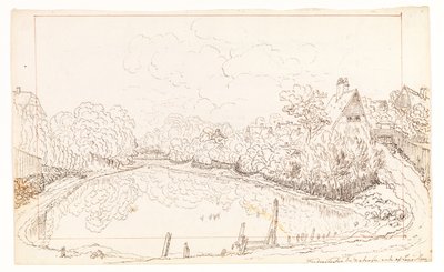 Lange Dam, Fredensborg by Adam Gottlob Gjelstrup