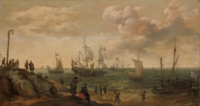 Ships off a Coast by Adam Willaerts