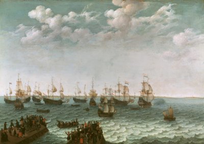 Departure of a War Fleet by Adam Willarts