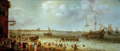 The Maas at Den Briel by Adam Willarts