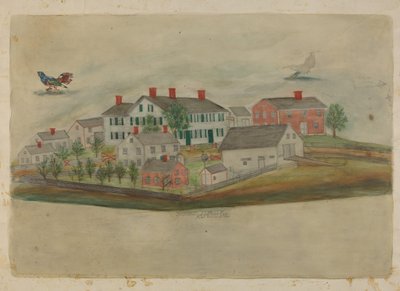 Second Family House, Alfred, ME. by Adelaide Dyball