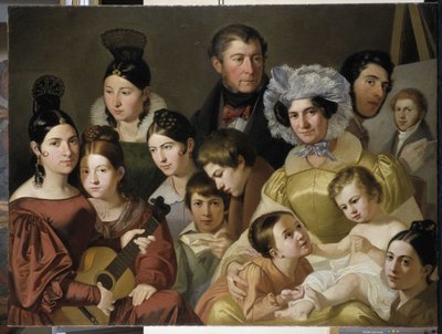 The Malatesta Family by Adeodato Malatesta or Malatesti