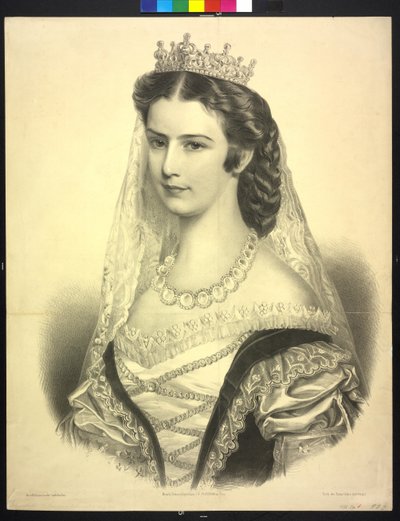 Empress Elisabeth of Austria by Adolf Dauthage