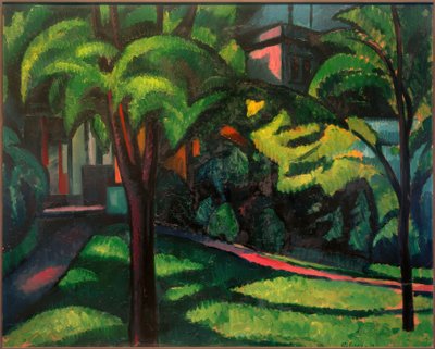 Park Landscape by Adolf Erbslöh