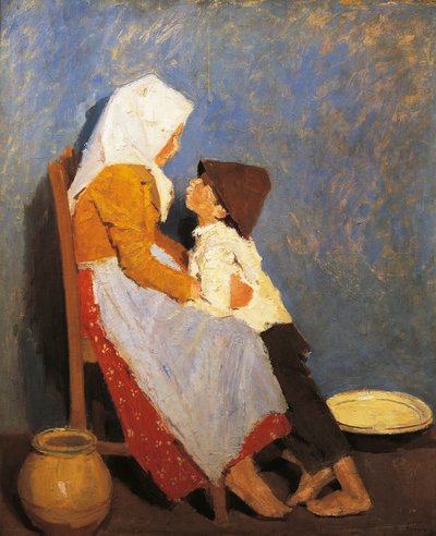 Brother and Sister by Adolf Fenyes