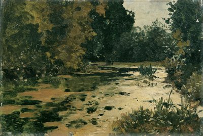 Forest Pond by Adolf Gustav Ditscheiner