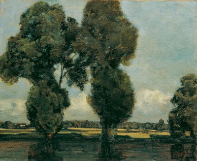 Silver Poplars by Adolf Holzel