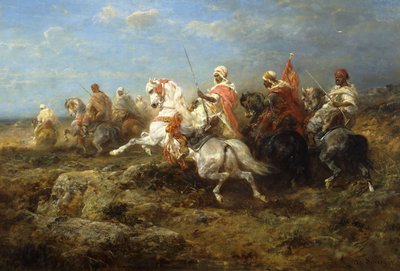 Arabian Patrol by Adolf Schreyer