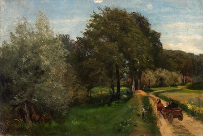 Landscape in Ticino by Adolf Stabli