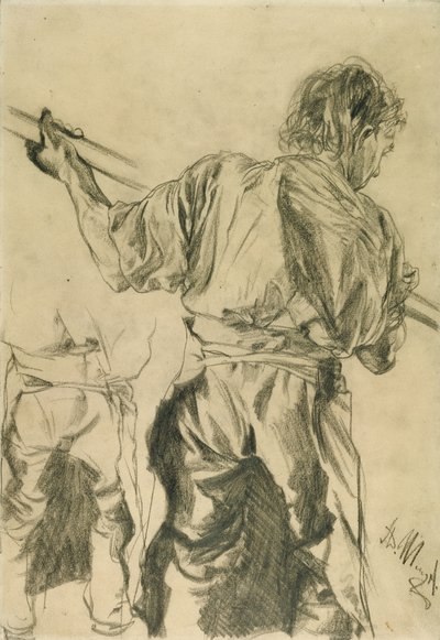 Figure Studies by Adolf von Menzel