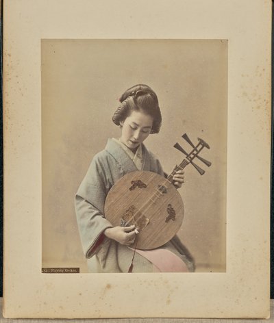 Playing Getkin by Adolfo Farsari