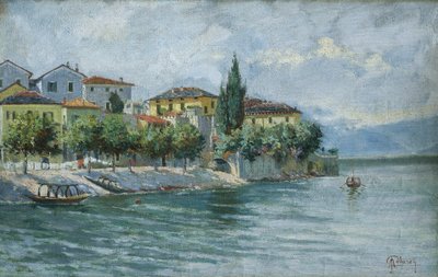 Lake Maggiore Landscape by Adolfo Polaroli