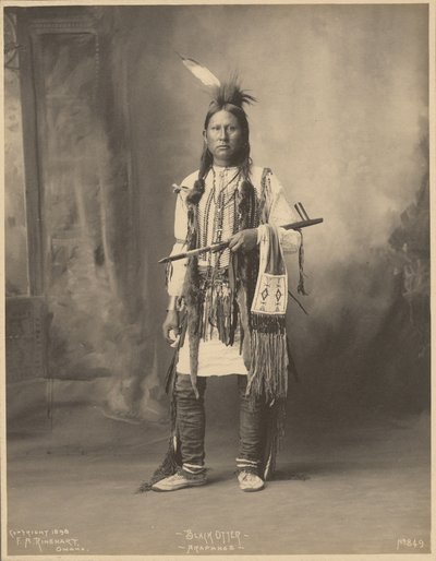 Black Otter, of the Arapaho People by Adolph F. Muhr