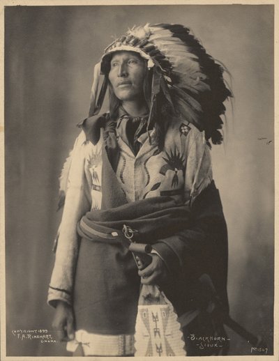 Blackhorn, Sioux by Adolph F. Muhr