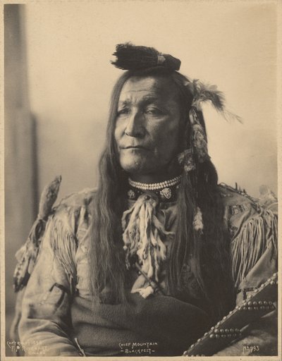 Chief Mountain, Blackfeet by Adolph F. Muhr