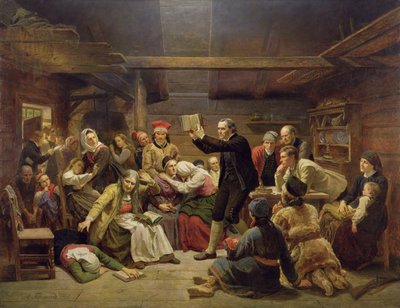 The Fanatics by Adolph Tidemand