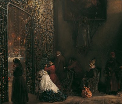 Early Mass by Adolph Menzel