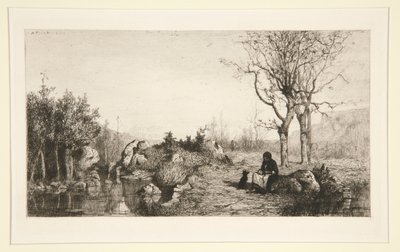 Banks of the Stream at Rossilon (Ain) by Adolphe Appian