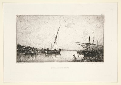 Canal at Martigues by Adolphe Appian