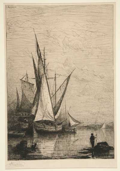 The Port of Genoa by Adolphe Appian