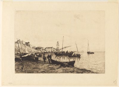 The Port of San Remo by Adolphe Appian