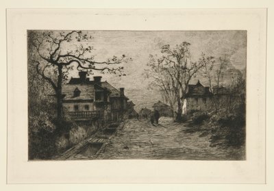 Village Street by Adolphe Appian