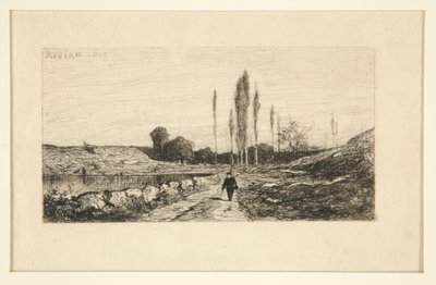 Path by the Edge of the Water by Adolphe Appian