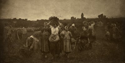 Calling in the Gleaners by Adolphe Braun