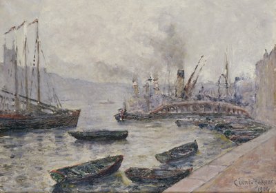 London Bridge by Adolphe Clary Baroux