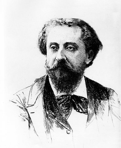 Catulle Mendes by Adolphe Lalauze