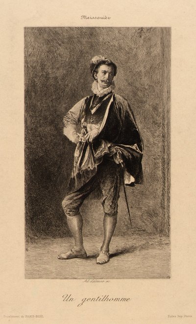 A Gentleman by Adolphe Lalauze