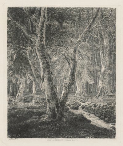 Bois de Pierrefonds by Adolphe Théodore Jules Martial Potémont