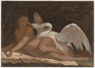 Leda and the Swan by Adolphe Yvon