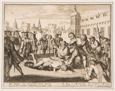 The Execution of the Duke of Monmouth by Adriaan Schoonebeek