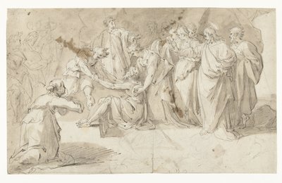 Raising of Lazarus by Adriaan de Weerdt