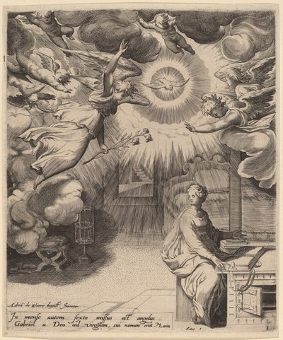 The Annunciation by Adriaan de Weerdt