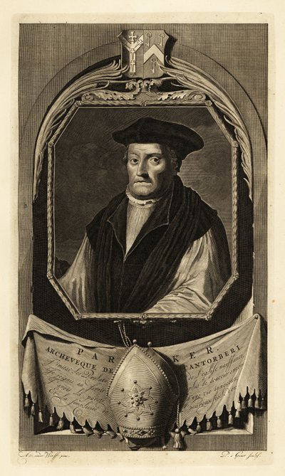 Matthew Parker (1504-1575) by Adriaan van der (after) Werff